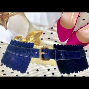 BCBG Max Azria peplum cobalt blue belt (small)